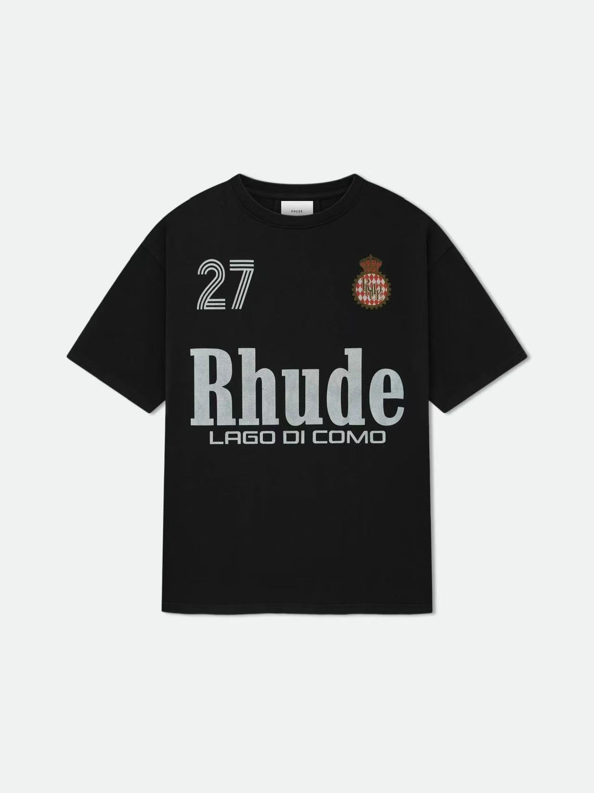 Rhude Vintage Sunset Coconut Tree Graphic Oversized Tee Streetwear