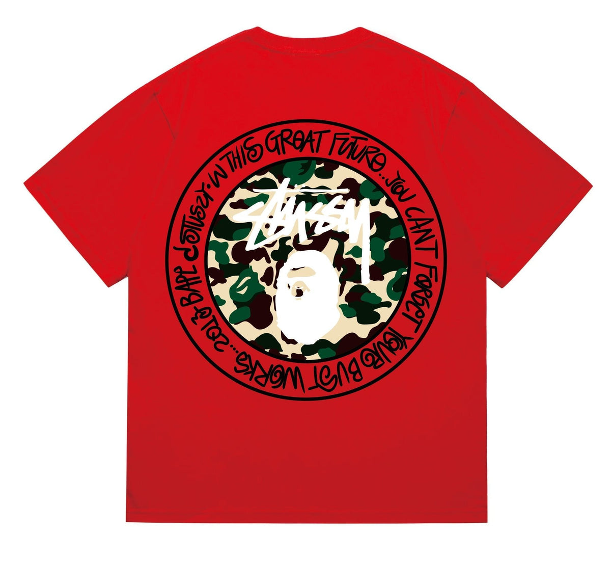 BAPE Circular Camo Graphic T-Shirt