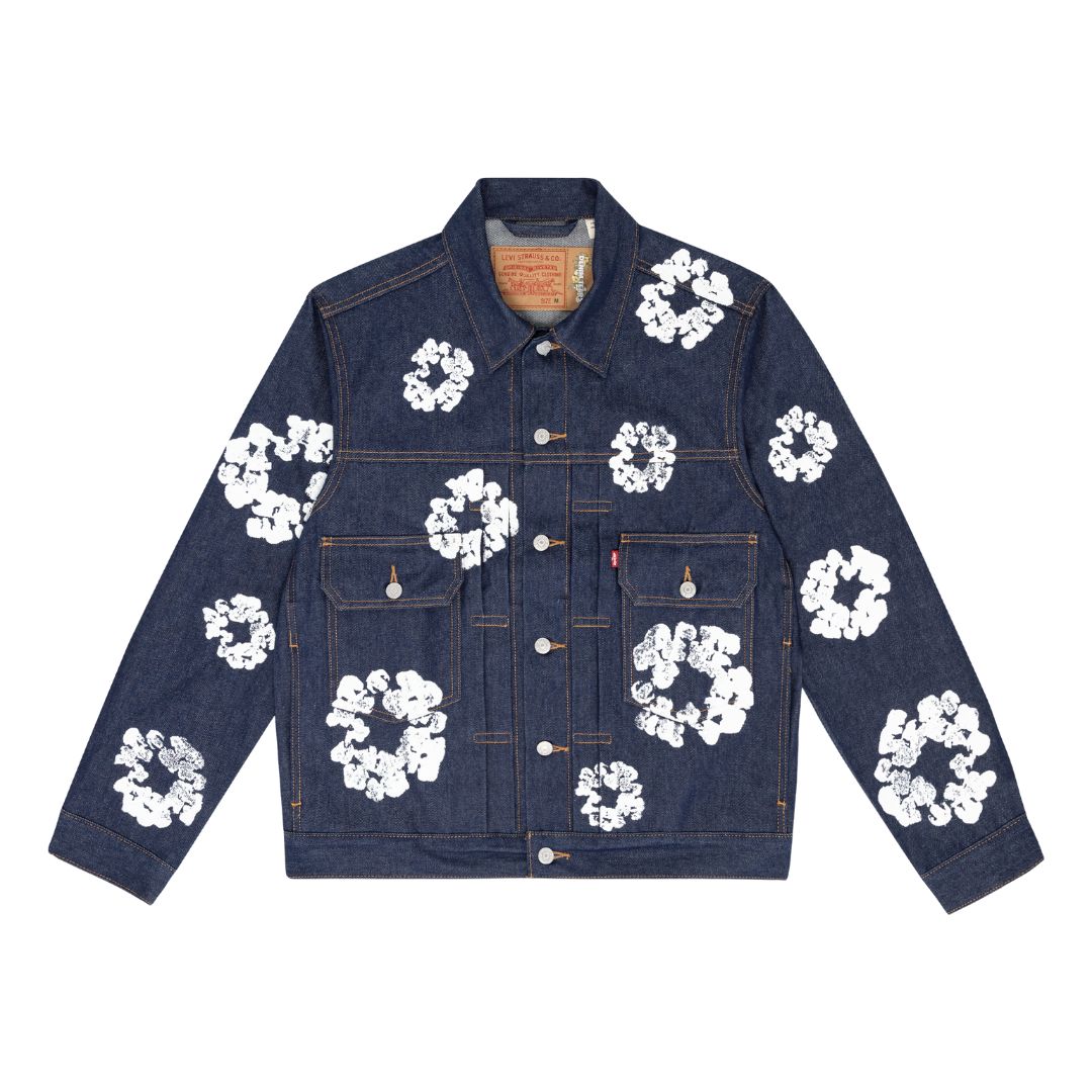 Denim Tears Jacket Black/Light Blue/White/Navy
