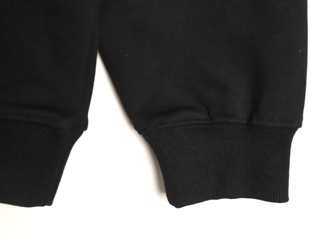 Balenciaga Vogue-Print Tower Graphic Hoodie - Black